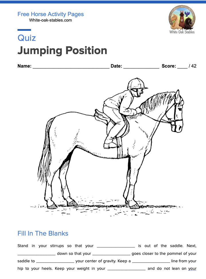 Quiz – Jumping Position