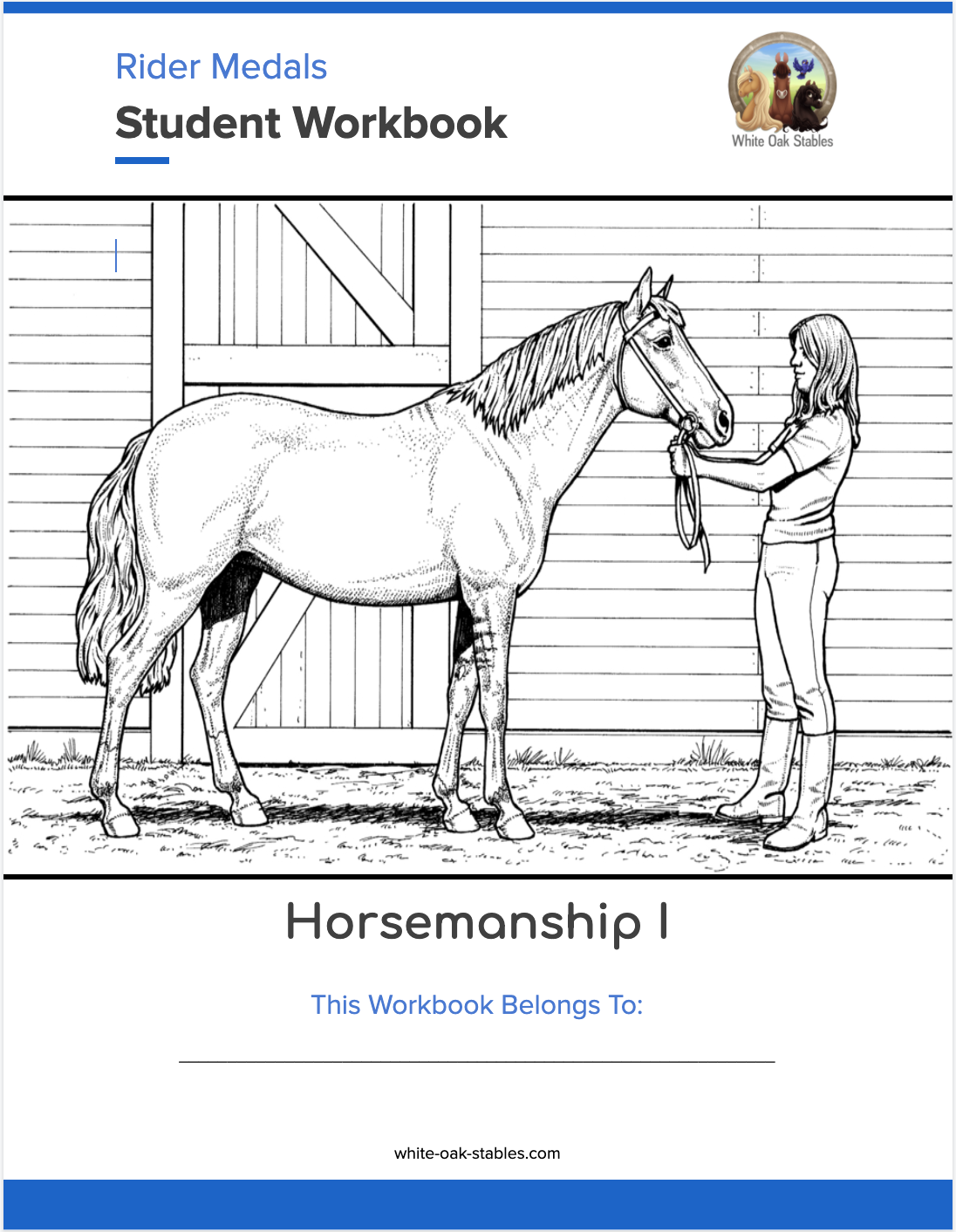 Student Workbook – Horsemanship I