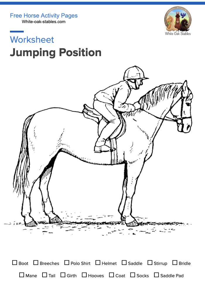 Worksheet – Jumping Position